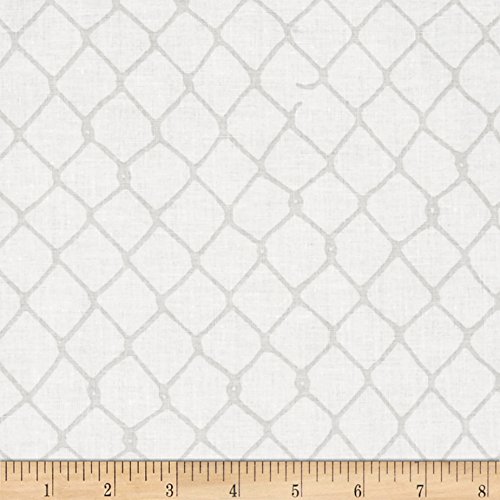 Hoffman Fabrics""Grafic Chain Link Fence, Birch