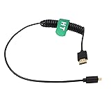 HangTon 4K 60Hz 8K Micro HDMI HDMI 2.1 Coiled Cable