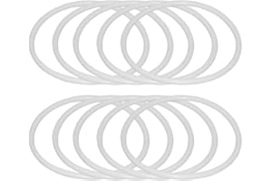 30pcs Dreamcatcher Rings Plastic Macrame Rings for DIY Craft Dream Catcher Supplies (8.5cm)