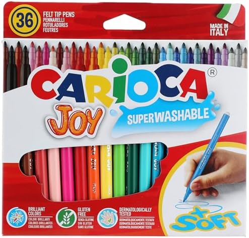 Carioca felt tip pens 40616, set of 36 pieces, multi color price