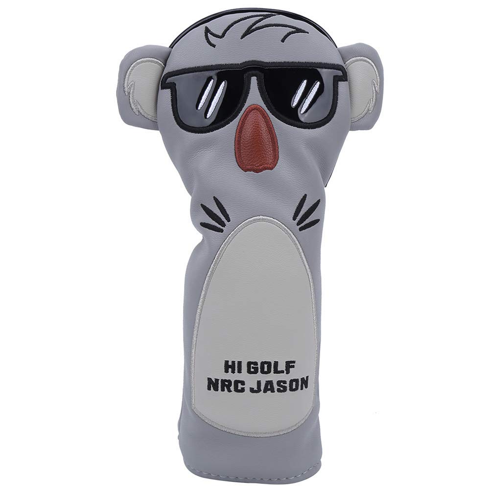 Alomejor Club Headcover Cartoon Animal Driver Head Cover Cute Design Putter Headcovers