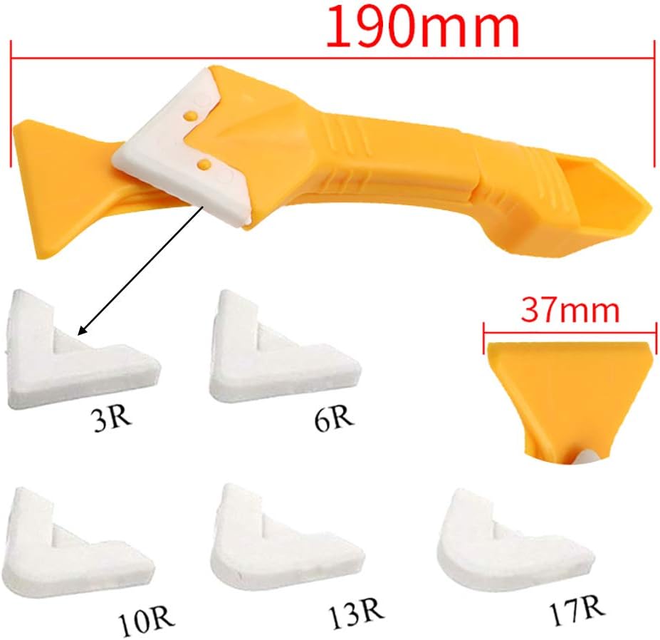 11 en 1 Limpiador de silicona set con junta herramienta de juntas de