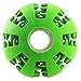 ADUCK Dog Ball Toys for Aggressive Chewers Teething Cleaning [Dental Treat] [Bite Resistant] Natural Soft Bouncy Rubber Ball Toys for Pet IQ Training Playing and Chewing -2.8 Inch (Lawn Green)