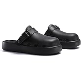ASHALI Casual Solid Color EVA Slides for Women All-Season Slip-On Round Toe Flats with Thick Sole Comfortable Lightweight Indoor/Outdoor Padded Slipper