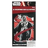 Star Wars Classic Valentine's Day Exchange Cards with Tattoos - 32ct