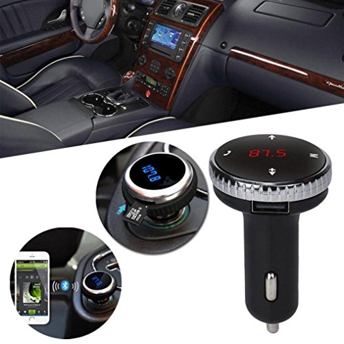 Dressffe Wireless Bluetooth LCD FM Transmitter Modulator Car Kit MP3 Player SD w/Remote