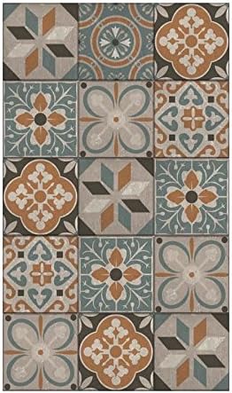 PLAGE 197053 Stairs Stickers - Old Tiles Cesena, Multicolour (19 x 100 cm)