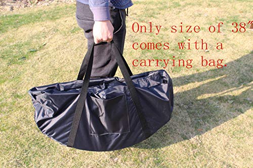 KLB Sport Rebounder Trampoline with Safety Pad, Folding Indoor Fitness Trampoline for Kids Adults (38" Foldable)