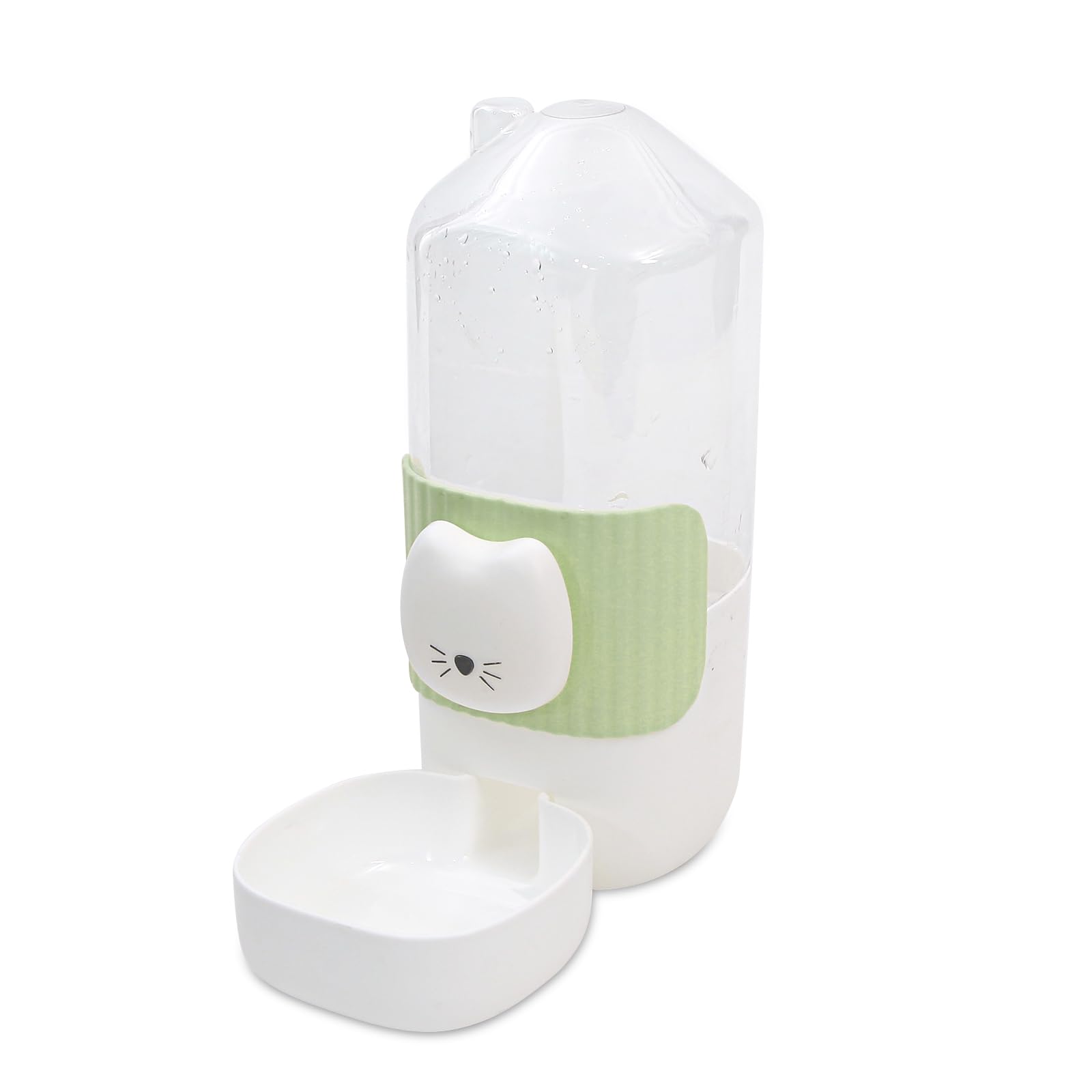 Photo 1 of Chebet Rabbit Water Bottle, 800ml/28oz Hanging Automatic Water Dispenser for Cage, Ferret Bunny Guinea Pig Water Bowl,Suitable for Small Animal (Green, 800 ml/28 oz)