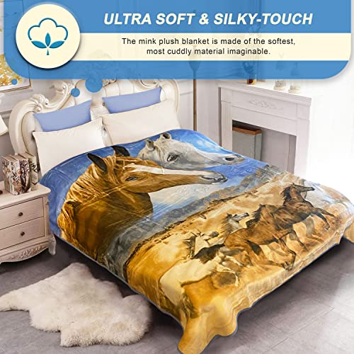 Northern Trendz Faux Korean Mink Blanket Plush Raschel Soft Heavy