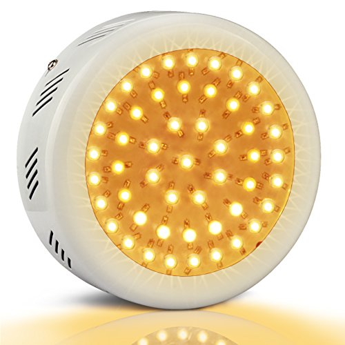 Aokey LED Grow Light for Hydroponic Plants | 200W Full Spectrum True Watt Panel for Indoor Garden Greenhouse Organic | Plant Light Organizer