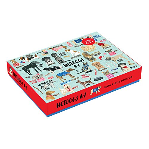 Mudpuppy Hot Dogs A-Z 1000 Piece Puzzle