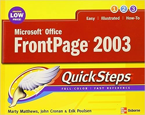 gratuitement frontpage 2003 livre