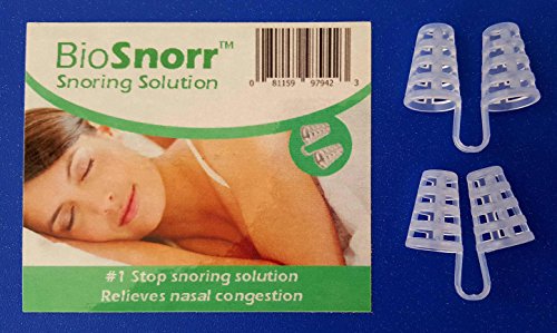 BioSnorrTM - The Anti Snore Stop Snoring Nose Dilator 2-Pack