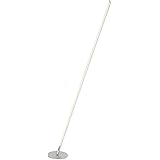 Brightech Tilt LED Floor Lamp – Dimmable Urban Contemporary Modern Light Fixture- Tall Standing Floor Lamp with Decorative Design- for Living Room, Den, Family Room, Office, Bedroom - Platinum Silver