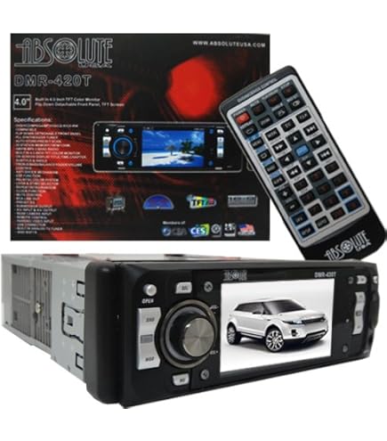 Amazon.com: Absolute DMR400 4-Inch In-Dash Receiver with DVD  