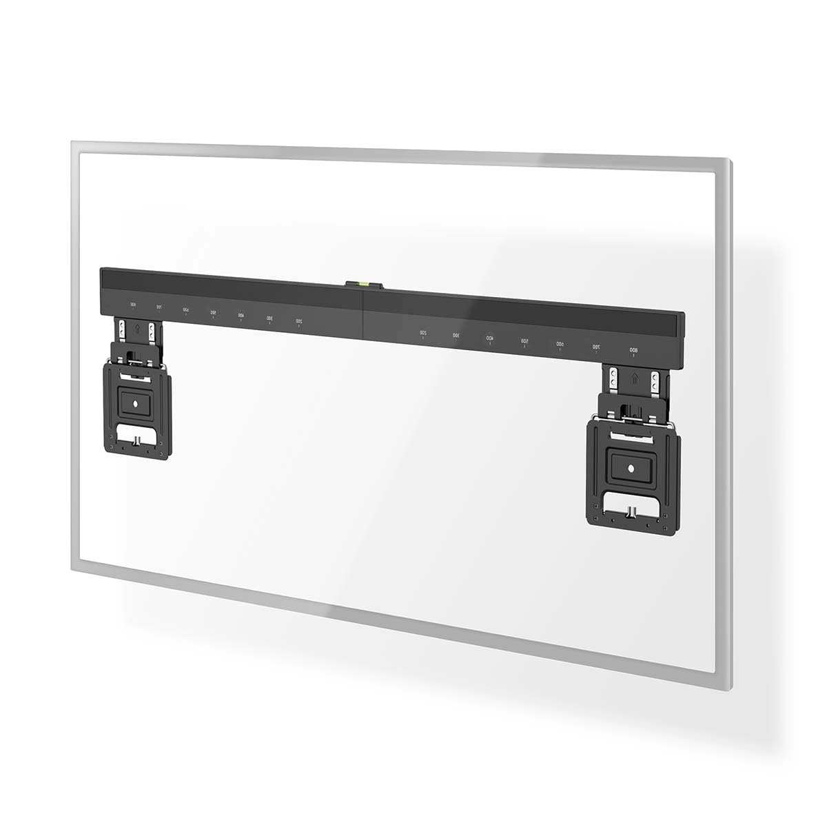 Nedis Universal Micro-Gap Fixed TV Wall Mount for 43-100" TVs up to 75kg - Ultra Slim 9.5mm