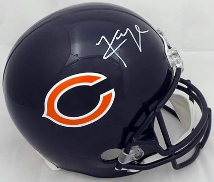 khalil mack autographed helmet