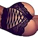 BleuMoo Women Ladies Sexy Lace G-string Briefs Panties Thongs Lingerie Hip Hip Hollow Underwear Knickers (L)