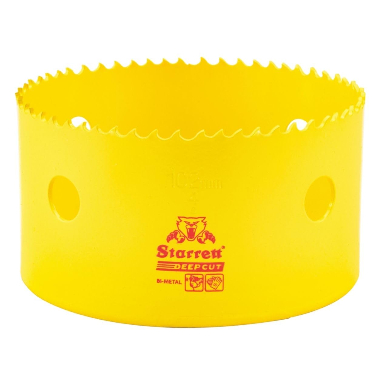 Starrett DCH102 Hole Saw - Yellow, 102 mm