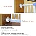 Paxcoo 4 Pack Wall Guard Pads for Baby Gate Pressure Mount