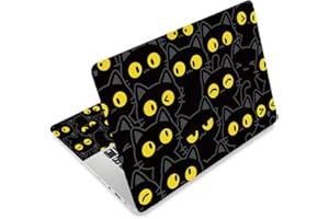 CRAFTYMELODY Laptop Skin Sticker Decal PVC Vinyl Quote Sticker Notebook PC Protector Waterproof Scratch Resistant Laptop Skin