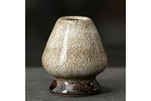 Ceramic Matcha Tea Whisk Holder, Traditional Japanese Chasen Stand, Tea Set Accessories (D)