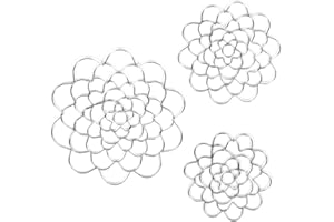 AUIEPET Stainless Steel Floral Grid Organizer, 2025 New Flower Arrangement Holder, Floral Grid Reuseable Flower Frog Wire Arranger Twist for Vase Floral Stems Bouquets Plant Fixation Sliver (Sliver-3pcMix)