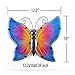 LIFFY Metal Butterfly Wall Decor Outdoor Art Decorations Colorful for Living Room Bedroom