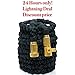 COMMANDO HOSE Heavy Duty 25 Feet Double M Expandable Hose with Solid Brass Spray Nozzle