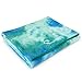 Aurorae Sport and Swim Towel Aqua for Beach, Pool, Travel, Microfiber, Super Absorbent, Extra Large, Lightweight (Tahiti Tides)