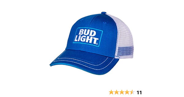 Bud Light Logo Adjustable Snapback Mesh 