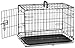 AmazonBasics Single Door Folding Metal Cage Crate For Dog or Puppy - 22 x 13 x 16 Inches
