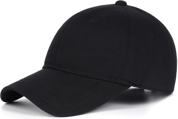 Zylioo Oversize XXL 100% Cotton Baseball Cap,Large Baseball Hat for Big Heads 22"-25.5",Adjustable Soft Crown Dad Cap