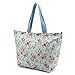 Women's Hobo Handbags,Tote Shopping Bag For Women,Gym Tote Bags,Travel Tote Bags,Shoulder Bag for Gym Beach Travel Daily Bags (S, E-Tote Bag-Floral-Green)