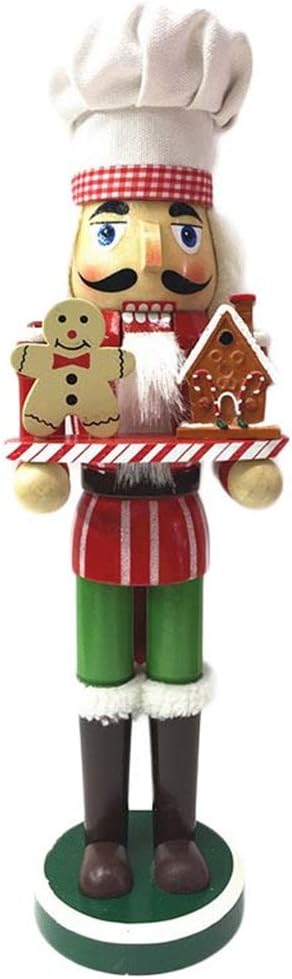 Nutcrackers - ZaH 15 Inch Christmas Nutcracker Wooden Ornaments Christmas Decorations Gifts Nutcracker Puppets, Candy House and Ginger Bread