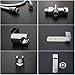 Brass Handheld Bidet for Toilet Set Bidet Sprayer Combo for Bathroom Attachment Baby Cloth Diaper Sprayer Kit and Muslim Shower with Hose and T Valve Chrome
