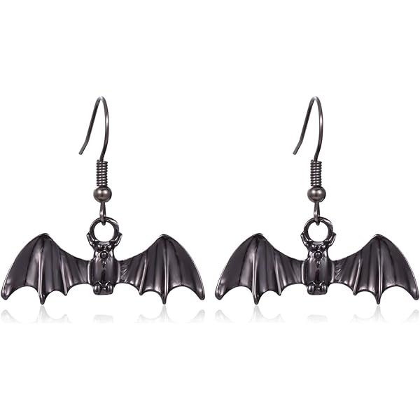 Amazon.com: Bat Earrings Halloween Earrings for Women Red