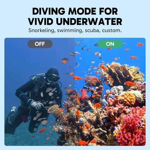 AKASO EK7000 Pro 4K30fps Action Camera with Touch Screen EIS 131ft Waterproof Underwater Camera Remote Control 5X Zoom with Helmet Accessories Kit (Standalone)
