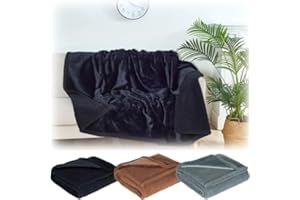 Loveblanket - Waterproof Blanket for Couples & Pets, Fleece Blanket for Bed & Furniture Protector (Black, S(28 * 40 in))