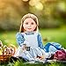 THE QUEEN'S TREASURES Officially Licensed Little House on The Prairie Mary Ingalls 18 Inch Doll, Comes with A Lunch Pail ,Food and Chalk Board. Compatible with American Girl