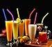12 Pack Reusable Straws, Hiware 10.5