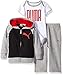 PUMA Boys' 3-Piece Hoodie and Pant Set