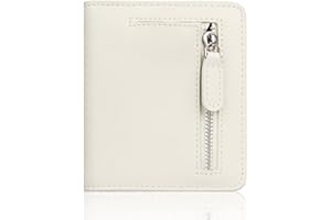 FT FUNTOR FUNTOR Small Wallets for Women, Ladies Small Compact Bifold Pocket RFID Blocking Genuine Leather Wallet for Women