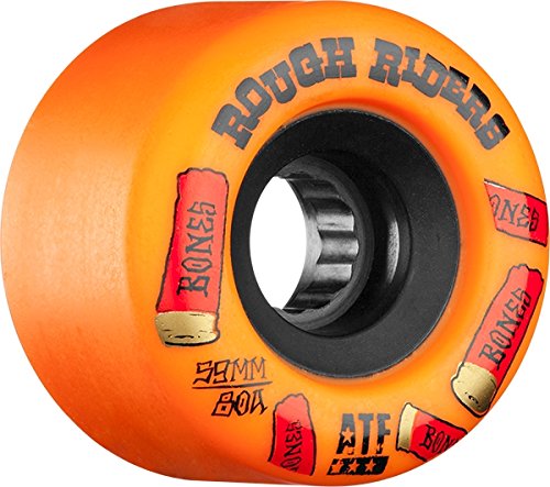Bones Wheels ATF Rough Rider Shotgun Orange Skateboard Wheel