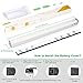Closet Light, Battery Operated 32-LED Wireless Motion Sensor Cabinet Light, Portable Stick-on Night Light for Closet, Kitchen Cabinet, Wardrobe, Hallway, 2 Sensor Mode (Only Motion, Motion & Light)