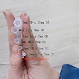 Yesallwas 6mm x 8mm Silicone Tubing 2m Water Air Hose Pump Transfer view 2