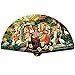 The Eight Immortals Playing Mah Jongg - Chinese Game Fan Shaped - 1000pc Shaped Jigsaw Puzzle by SunsOut
