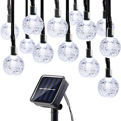 Flacchi Globe Solar Christmas String Lights