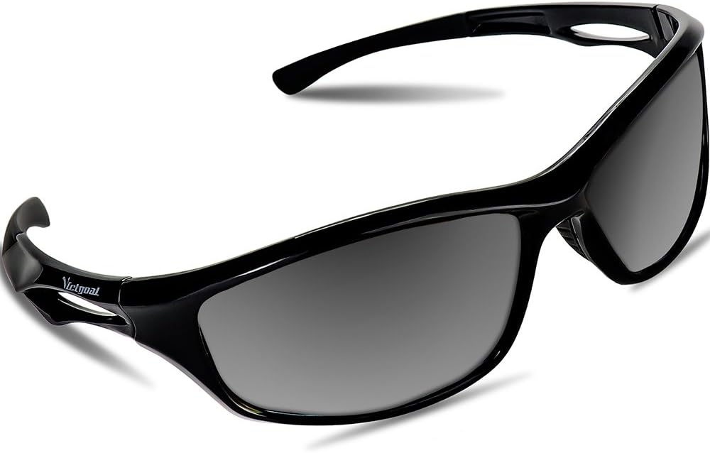Victgoal Polarized Sports Sunglasses for Men Women Cycling Glasses Tr90 Unbreakable Frame UV400 Protection for Hiking Running Golf Driving Fishing Glasses